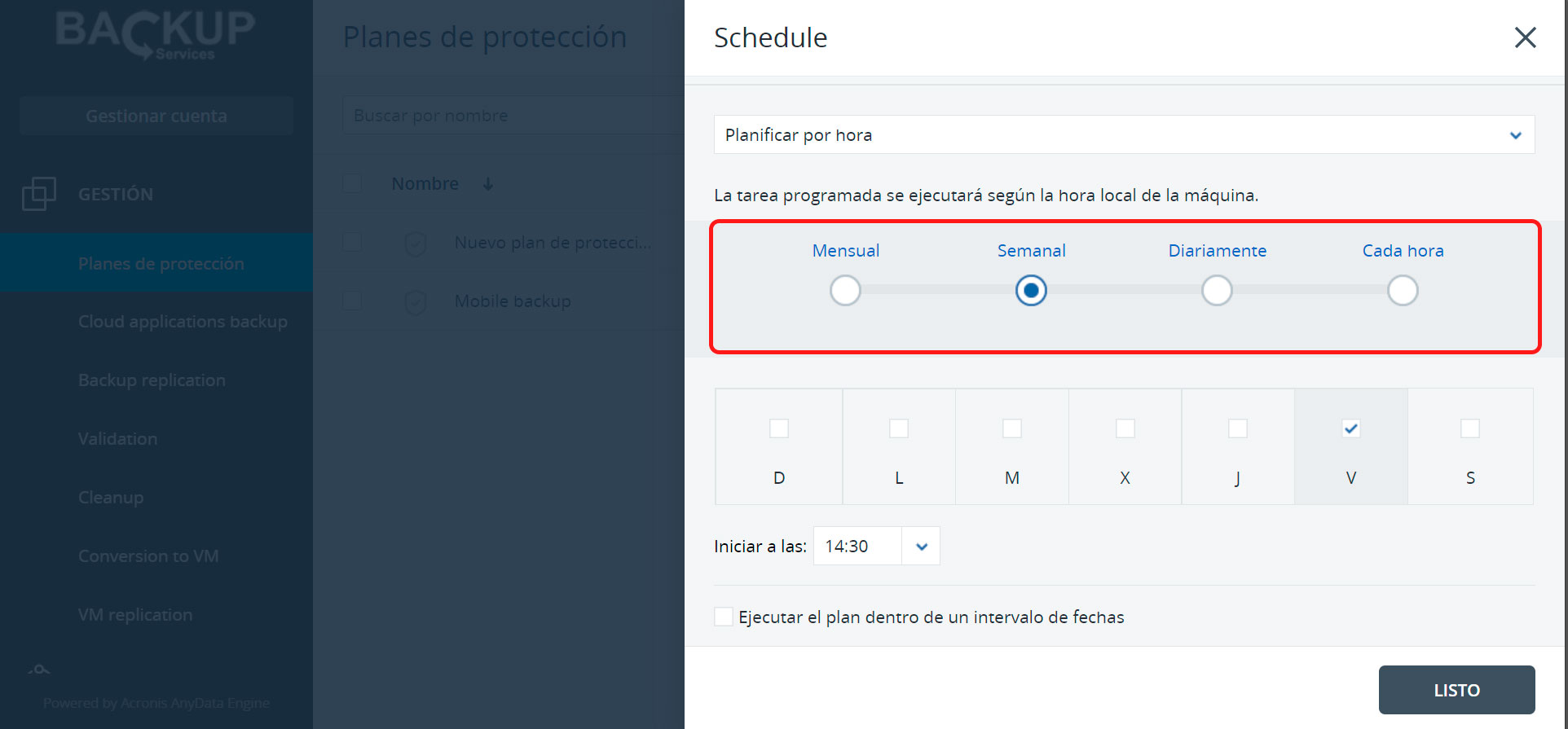 Cómo programar tu backup con Cloud Backup【Paso a paso】